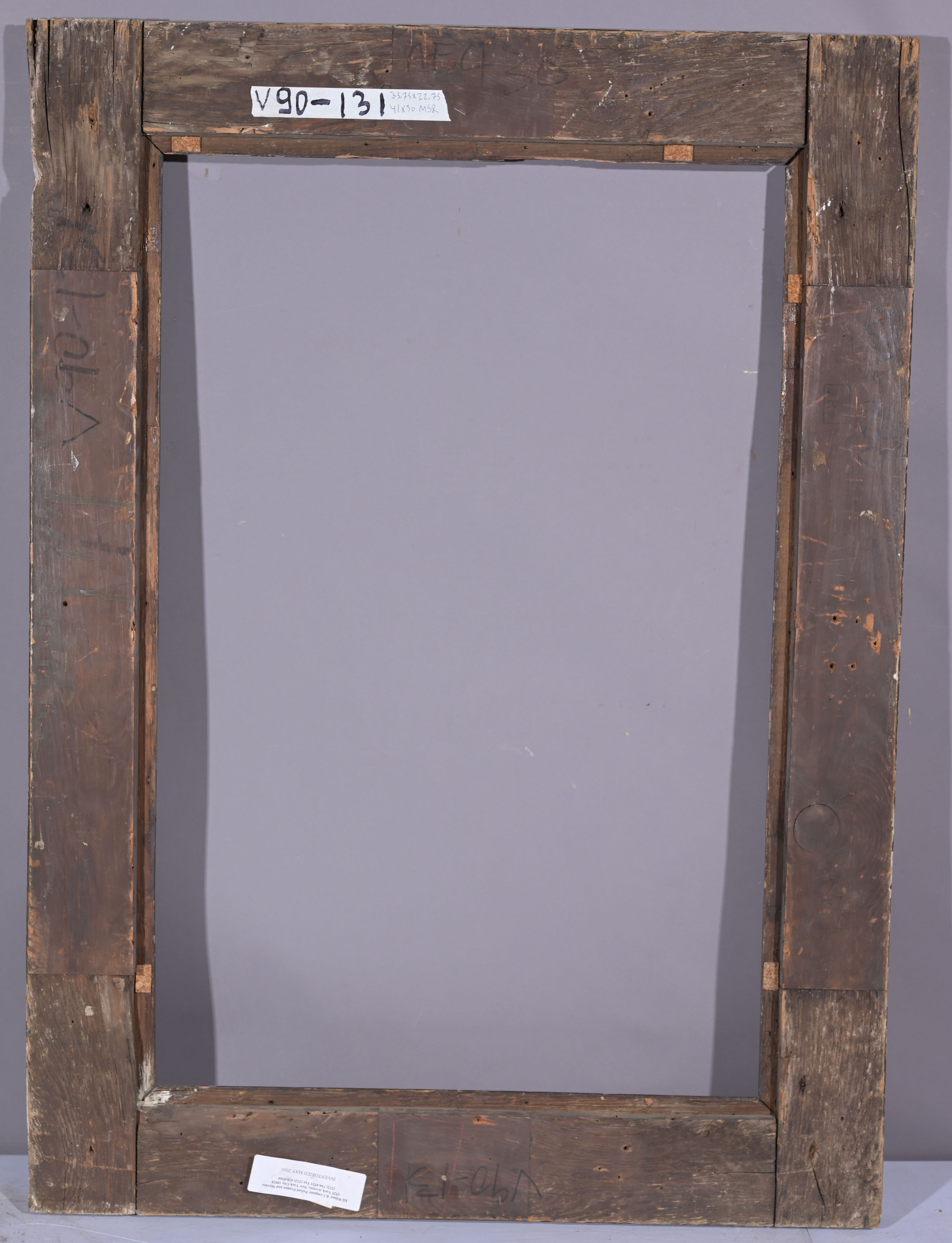19th C. European Gilt Wood Frame - 33.75 x 22.75 - Image 8 of 8