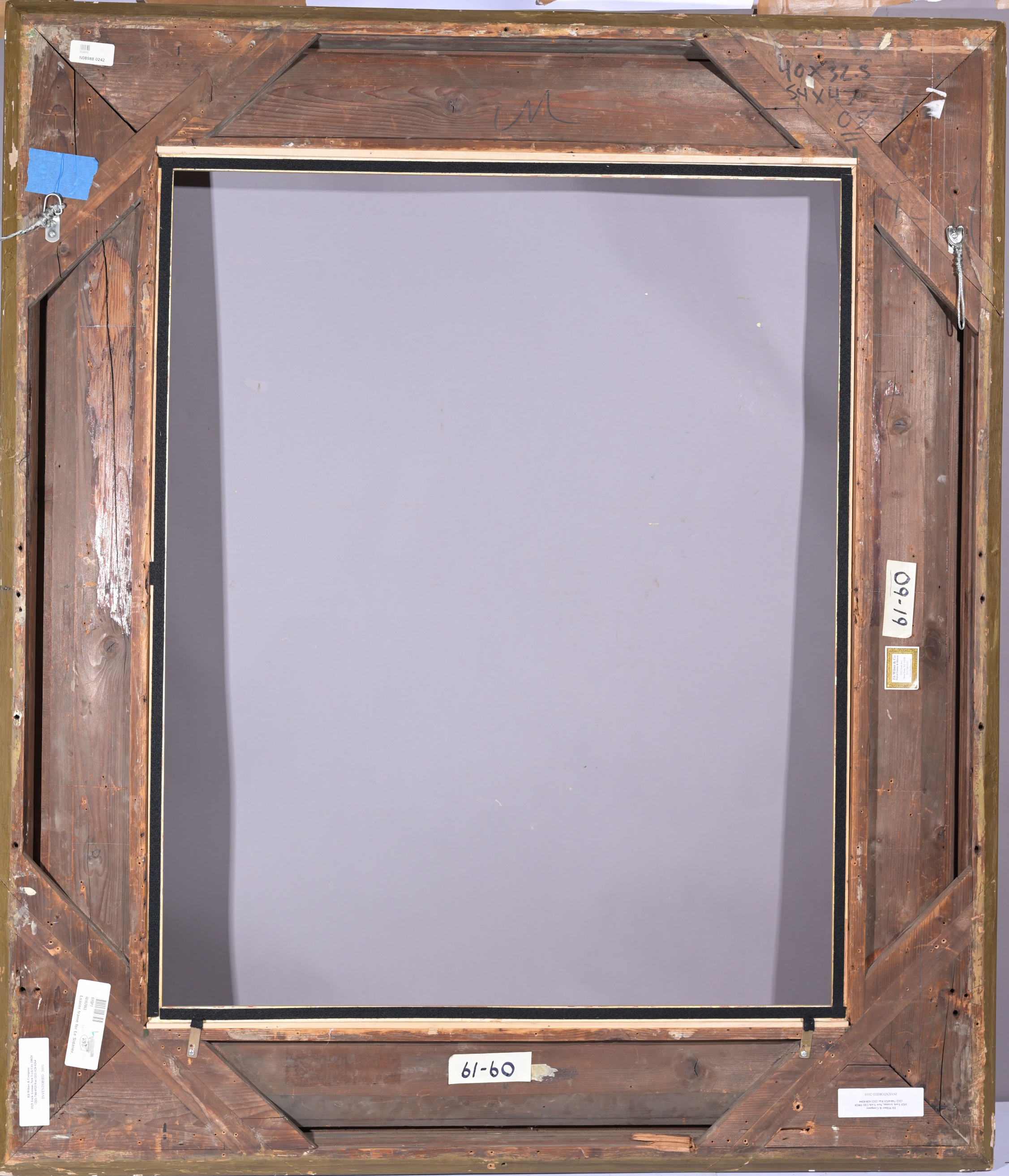 Large 19th C. French School Frame - 40 x 32.5 - Image 8 of 9