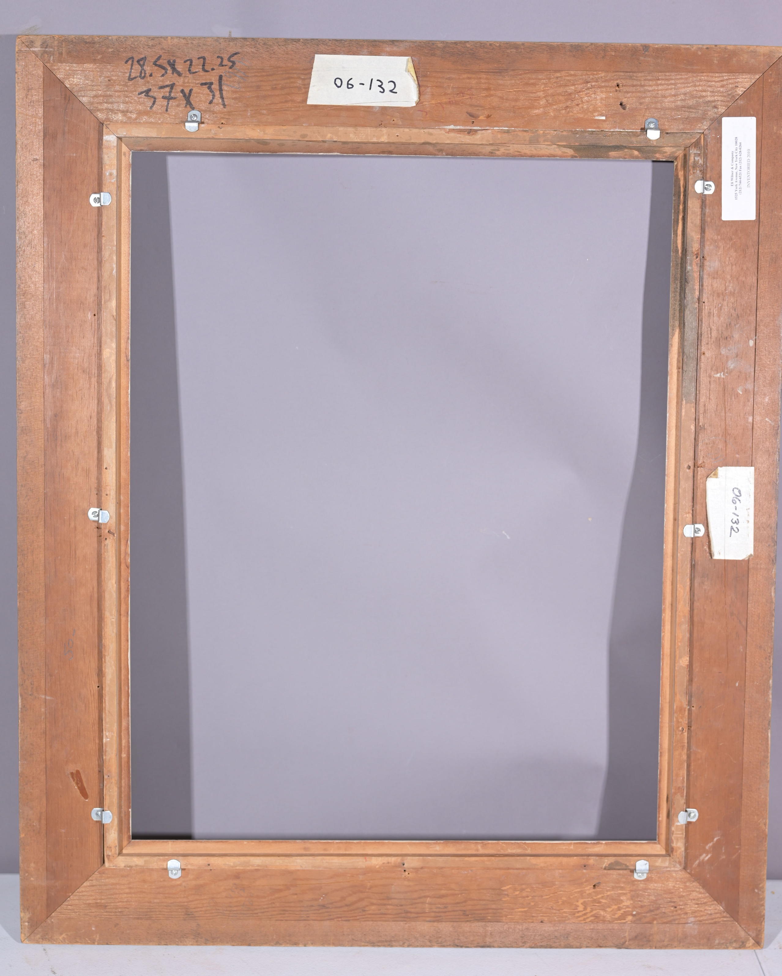 American 1950's Wood Frame - 28.5 x 22.25 - Image 8 of 8