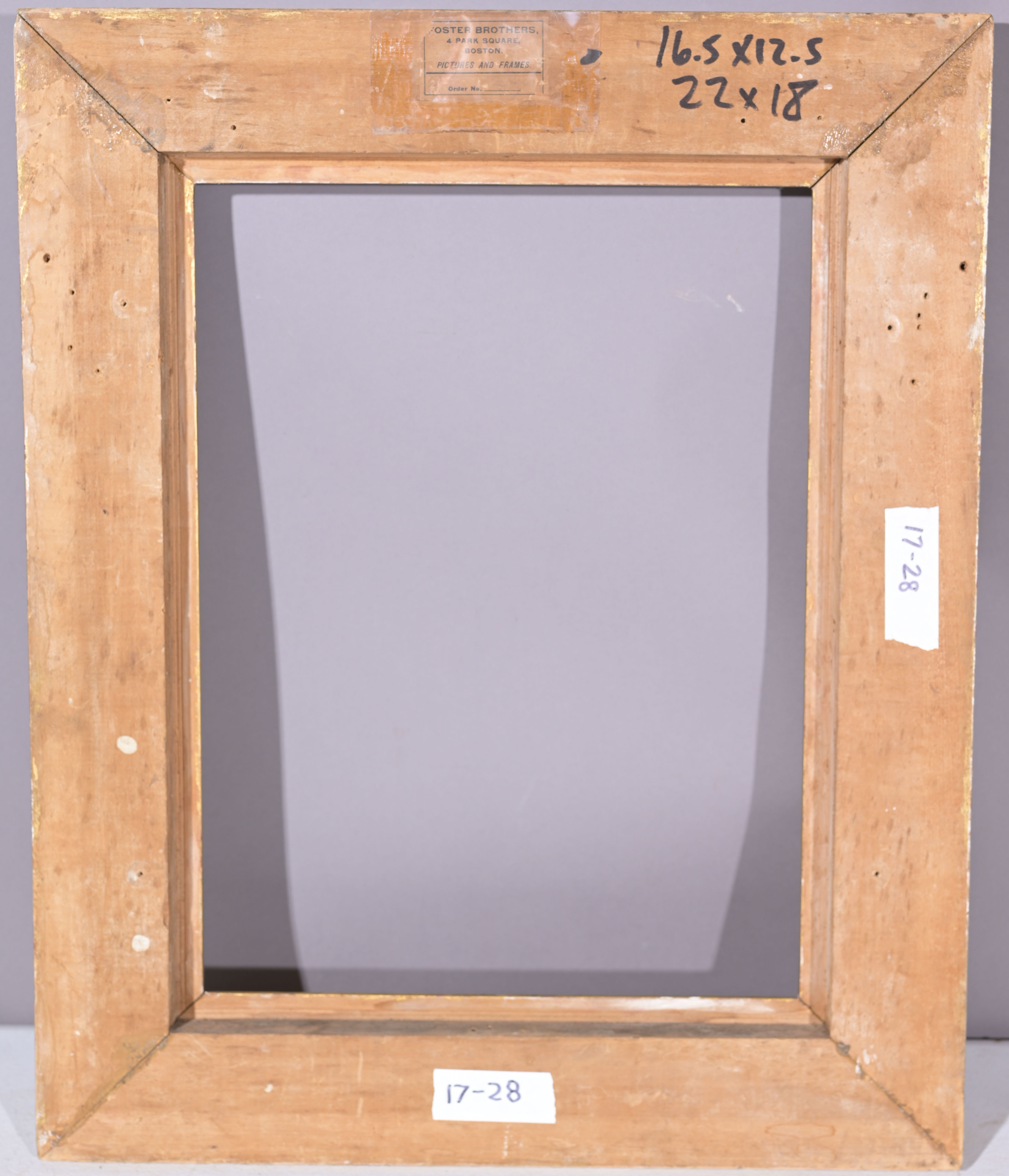 Am.c.1910 Foster Brothers Gilt Frame - 16.5 x 12.5 - Bild 7 aus 8