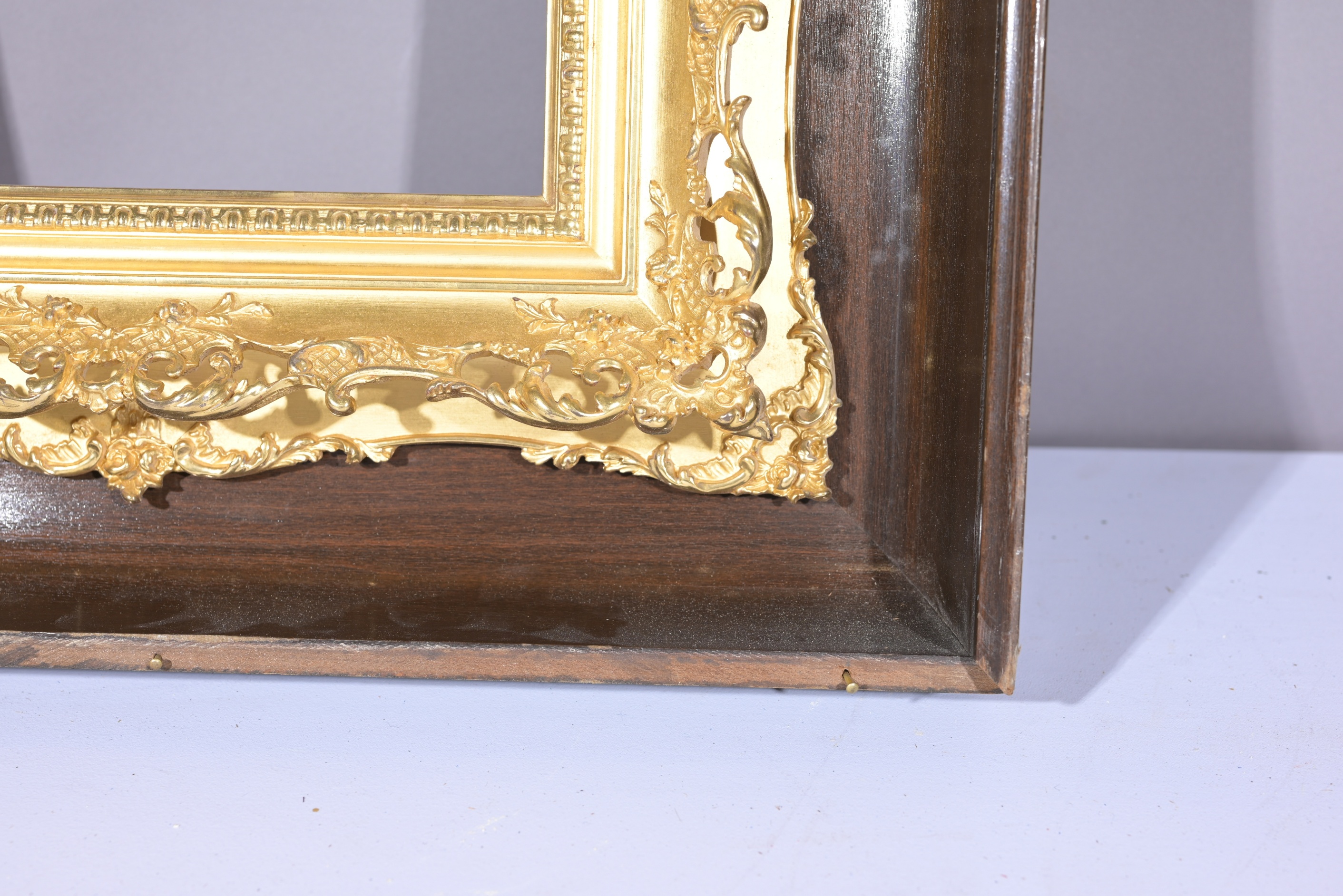 American 1890's Gilt Wood Frame - 11 3/8 x 9 3/8 - Image 4 of 7