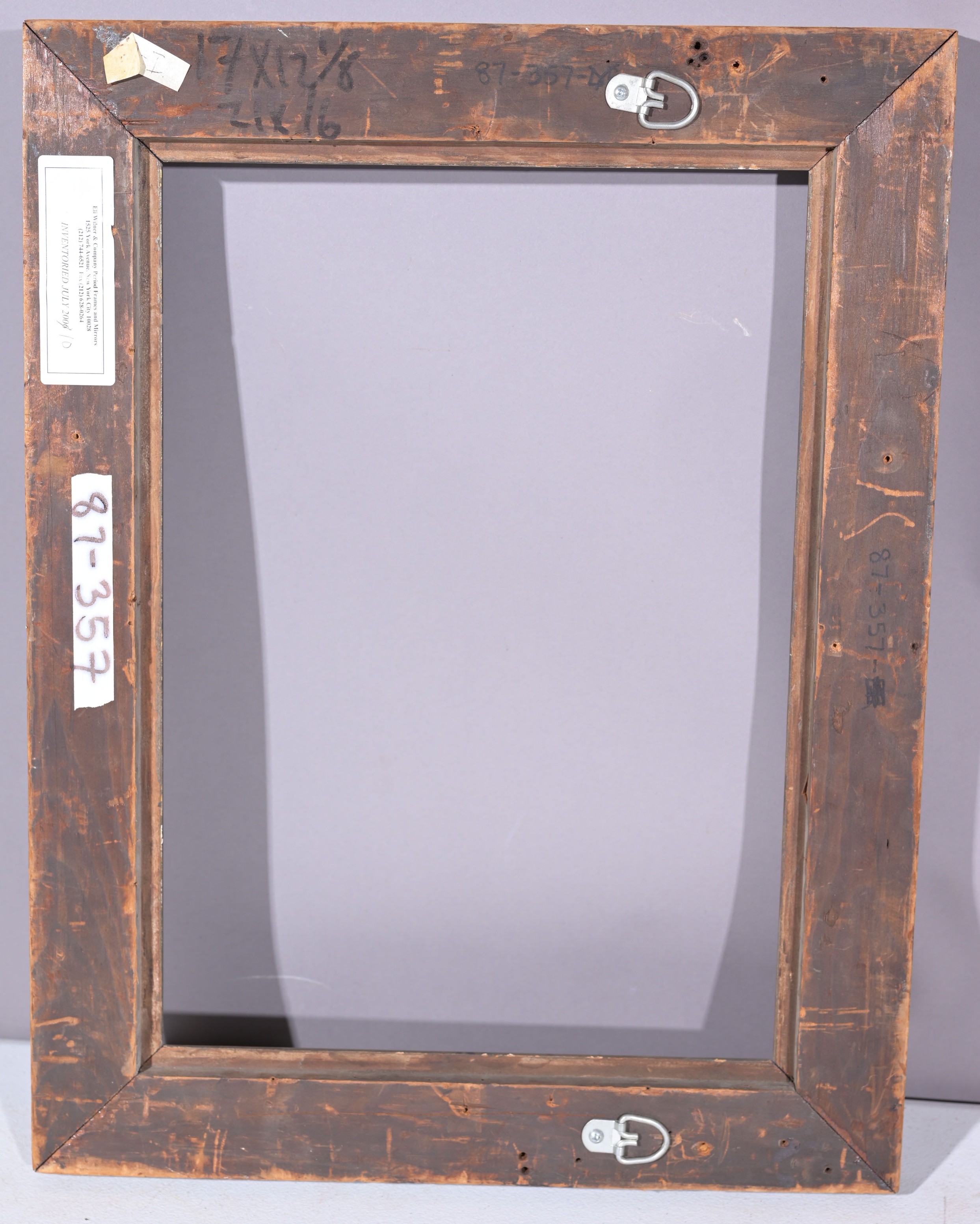 American 1830's Frame - 17 x 12 1/8 - Image 7 of 7