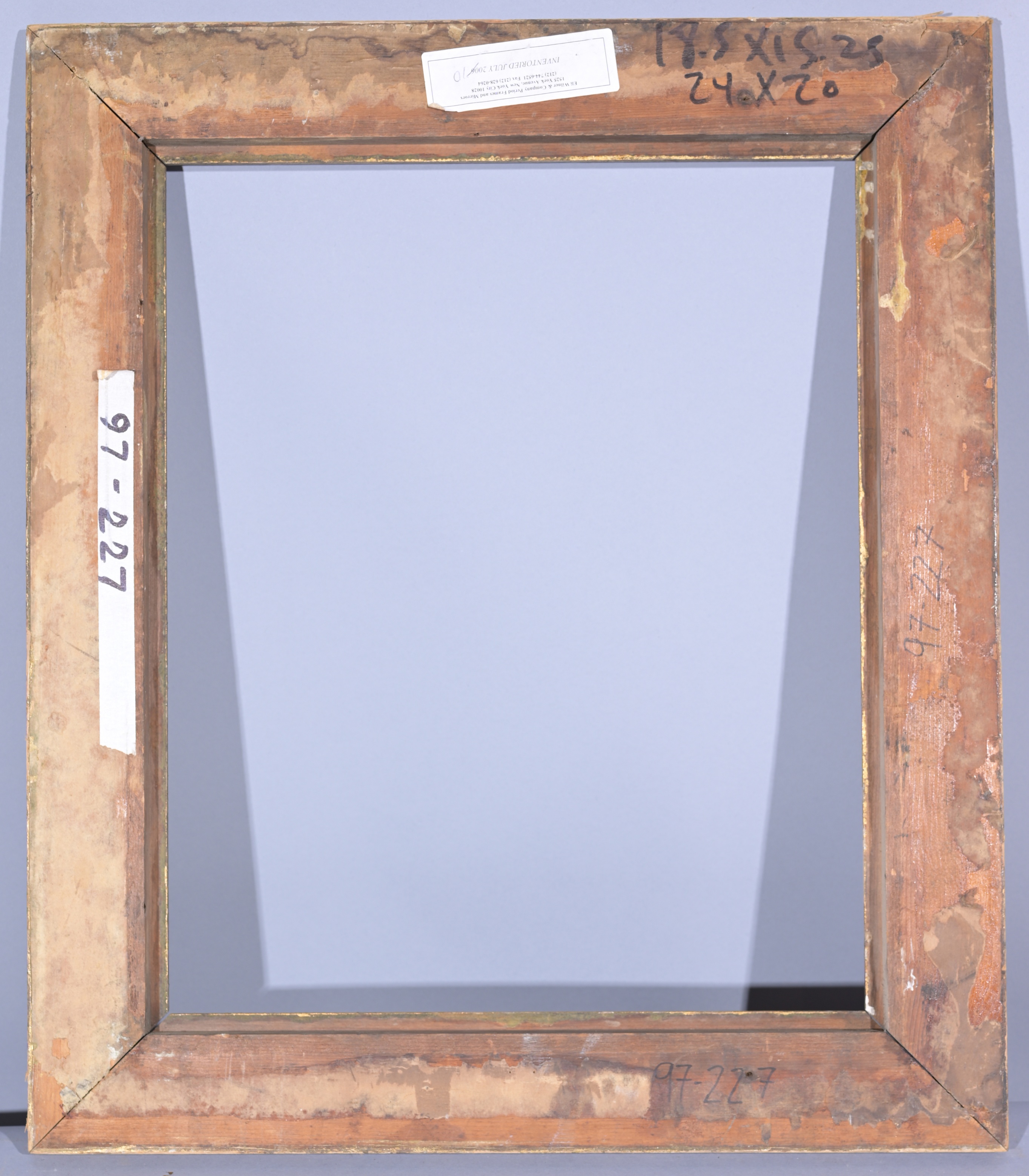 French 19th C Gilt Frame - 18.5 x 15.25 - Image 7 of 7