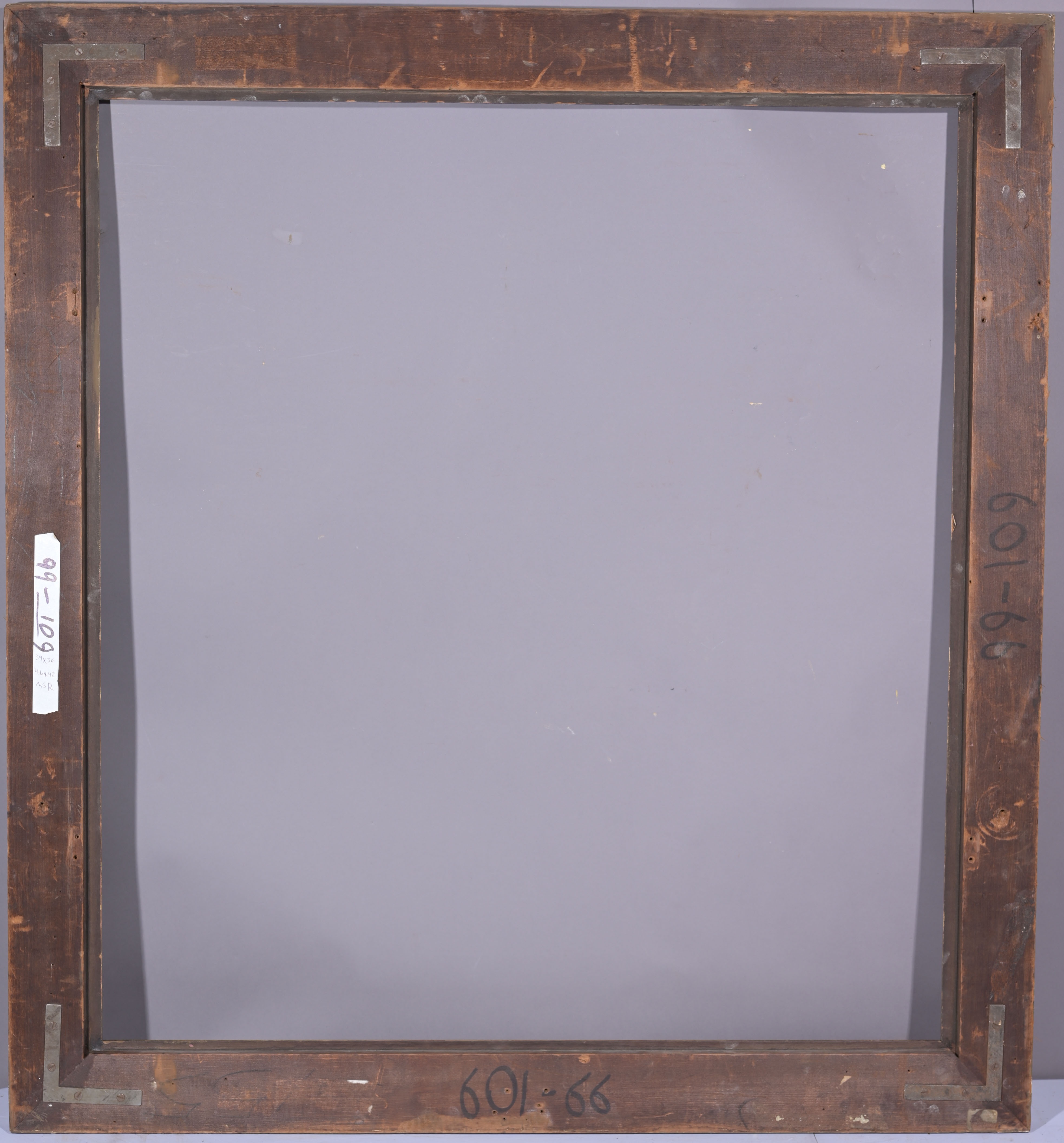 19th C. European Stenciled Frame - 39 x 36 - Bild 8 aus 8