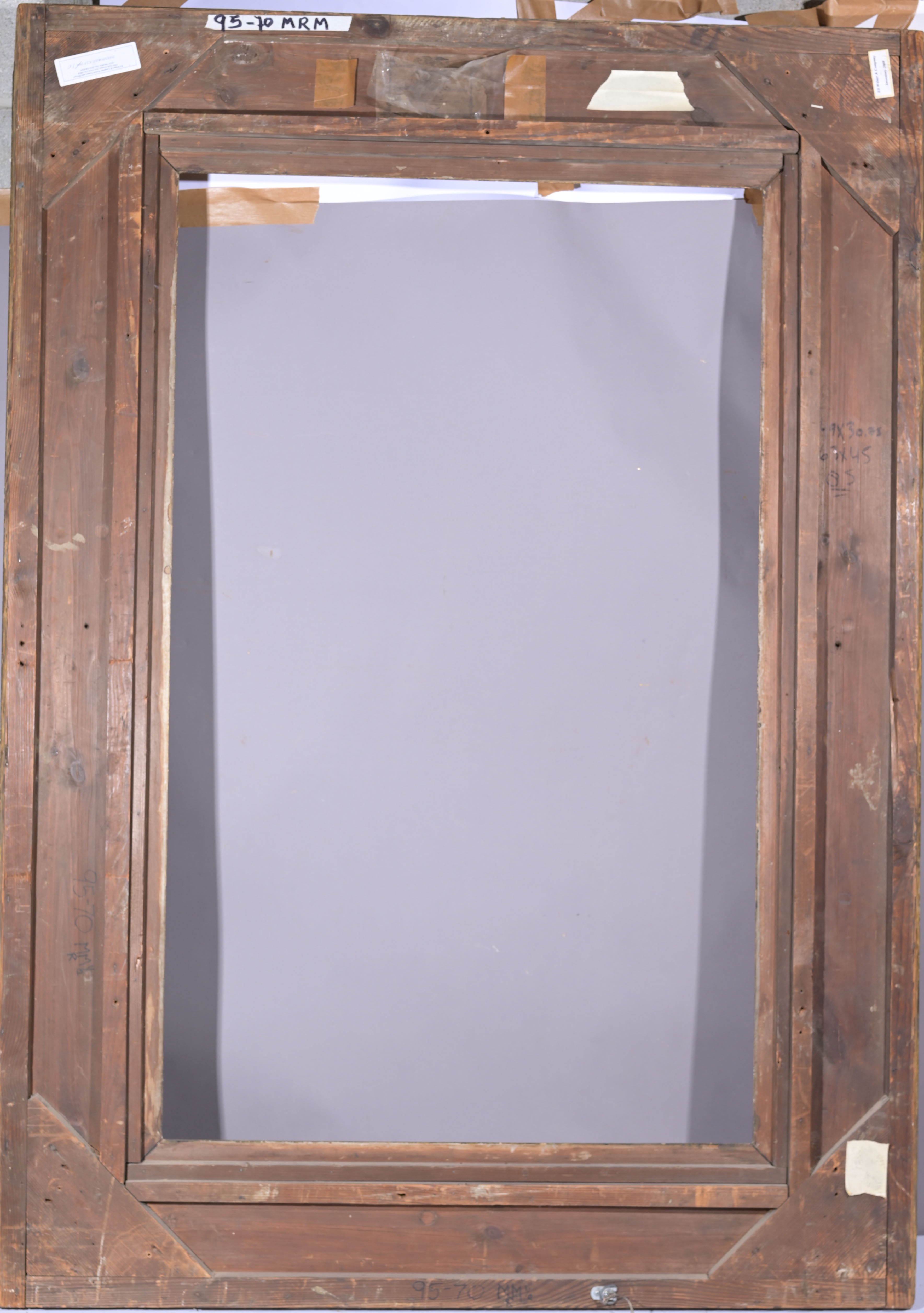 Large 19th C. German School Frame - 49 x 30.75 - Image 8 of 9