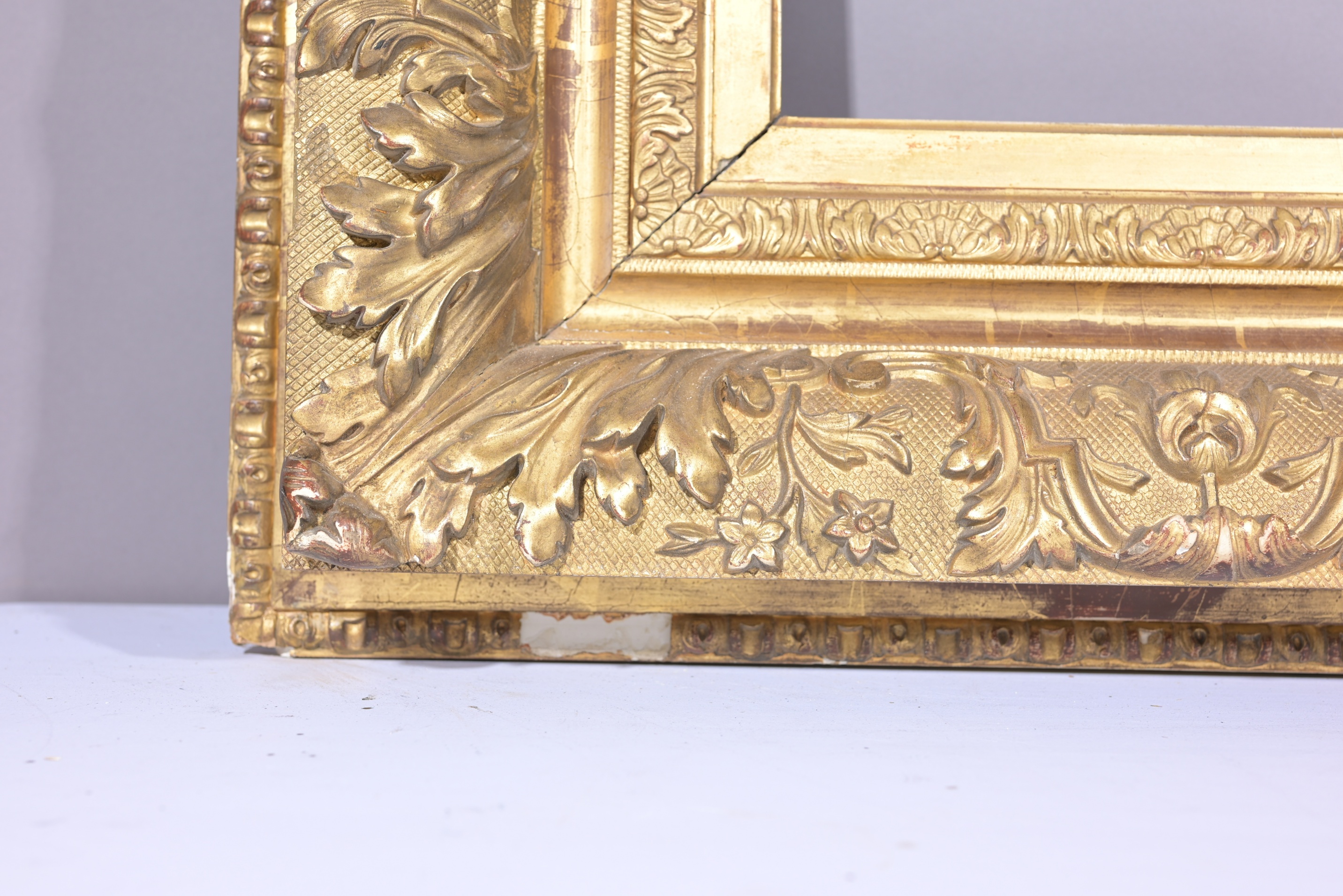 French 19th C Gilt Wood Frame - 37 x 21.75 - Image 6 of 9