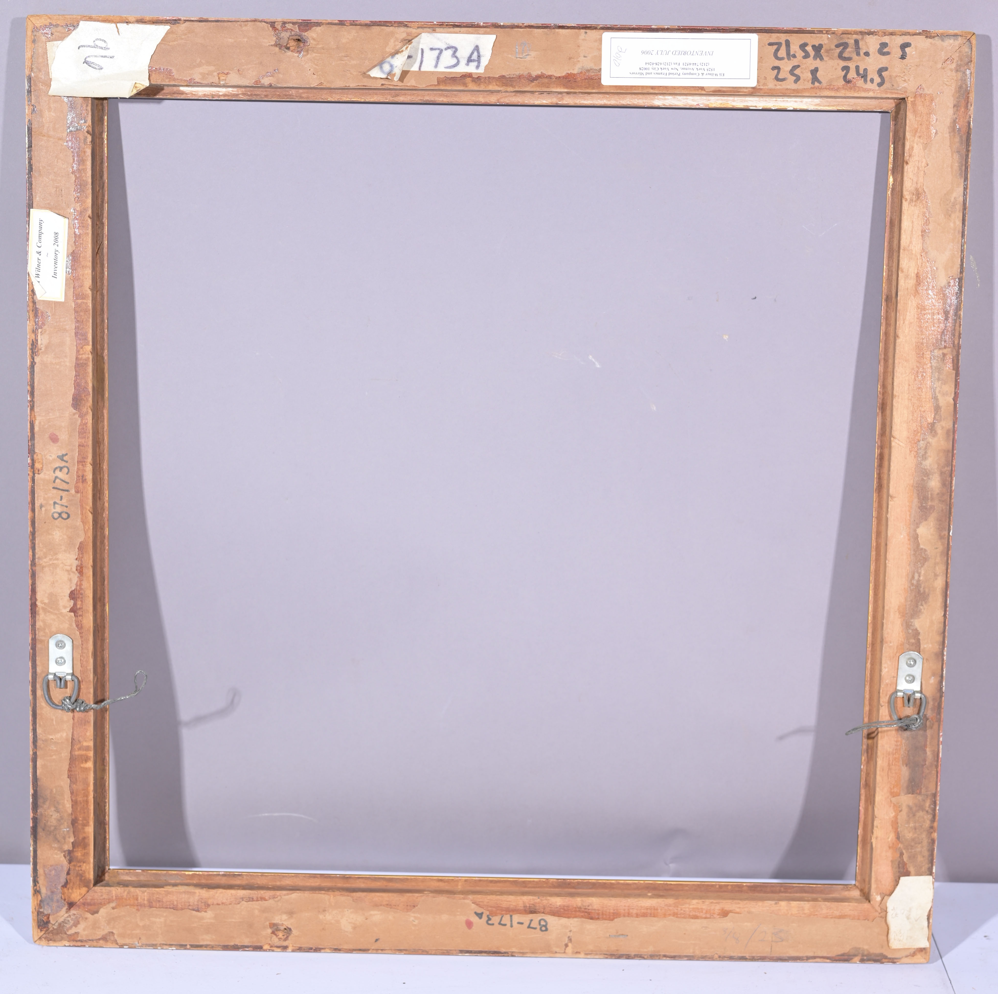 Antique Gilt Wood Frame - 21.5 x 21.25 - Image 8 of 8