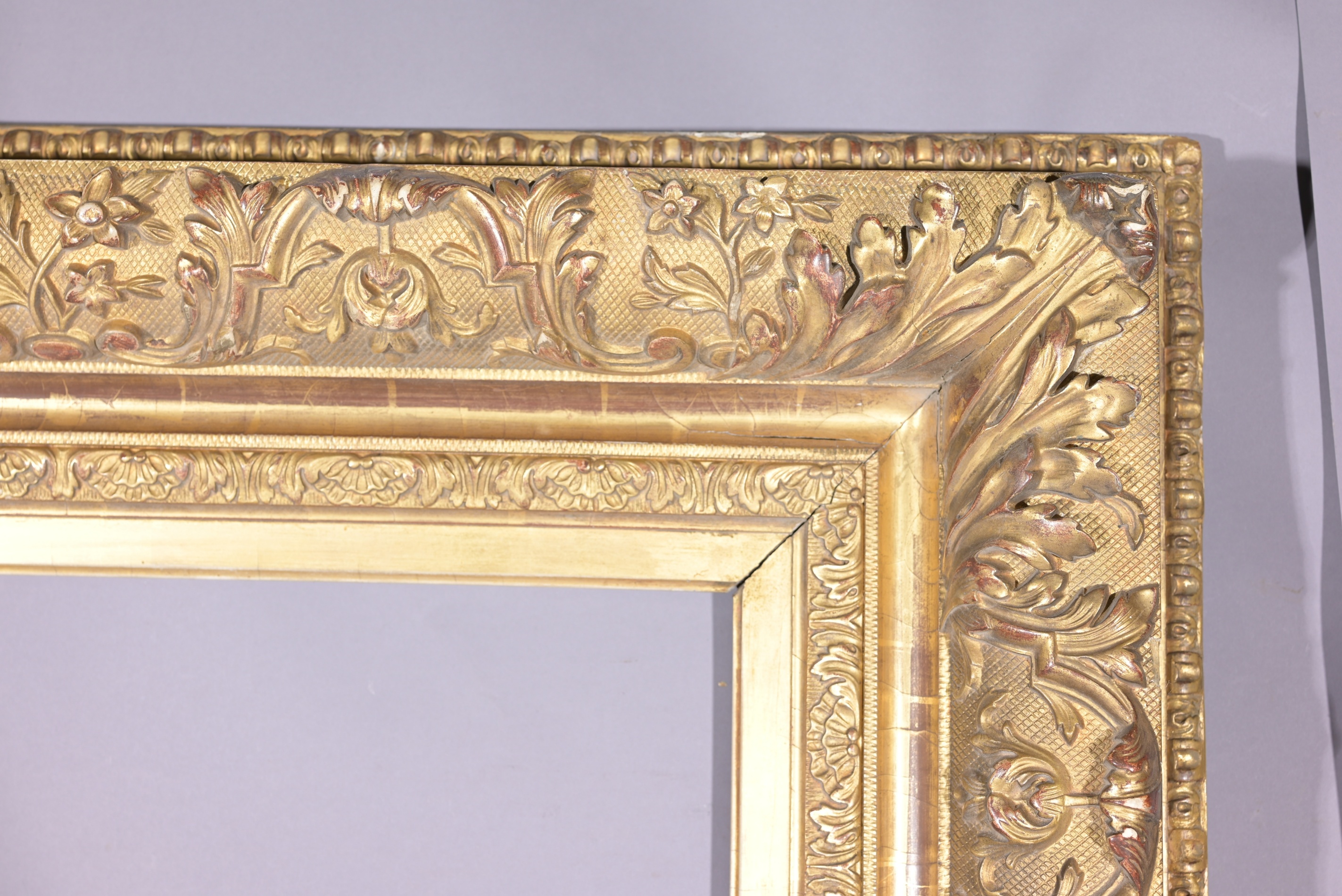 French 19th C Gilt Wood Frame - 37 x 21.75 - Image 4 of 9