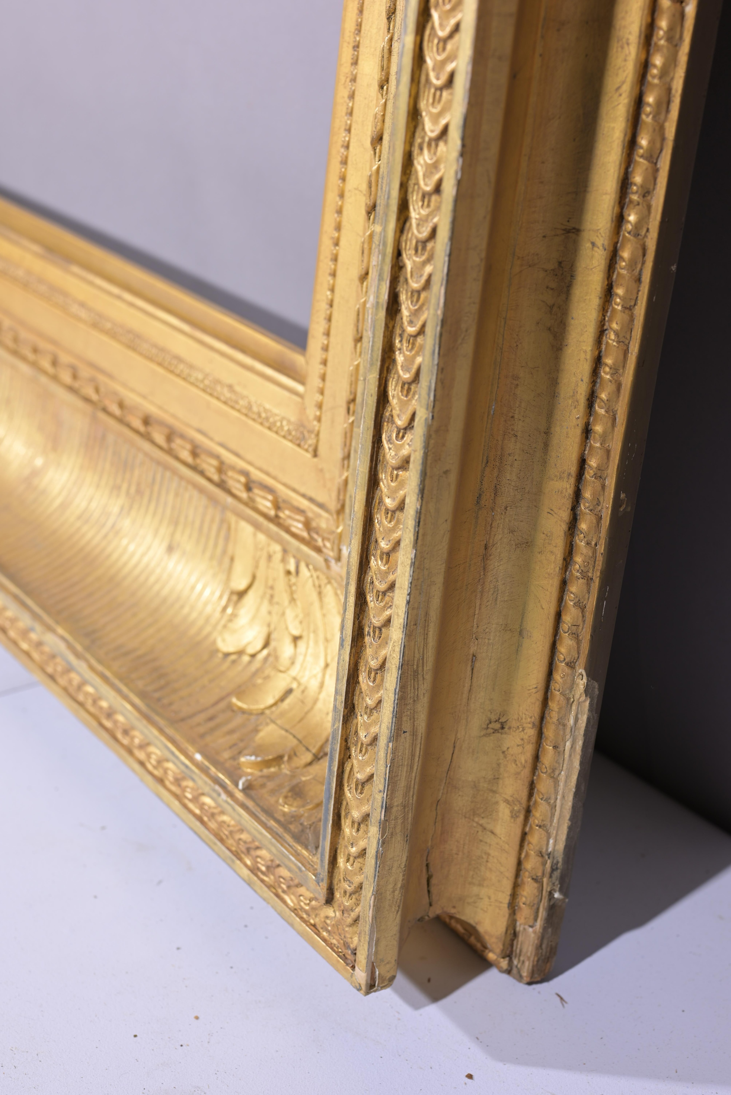 Large 19th C. French School Frame - 40 x 32.5 - Image 7 of 9