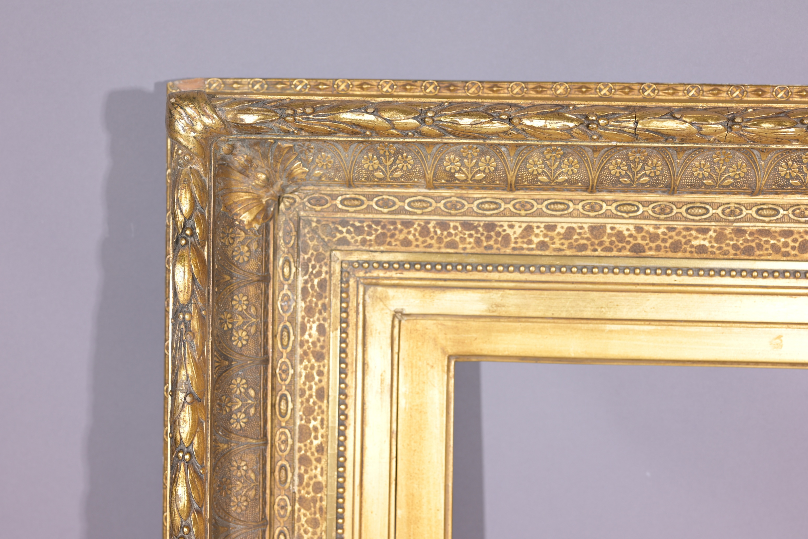 American 1870's Gilt Wood Frame - 21 5/8 x 17 5/8 - Image 3 of 10