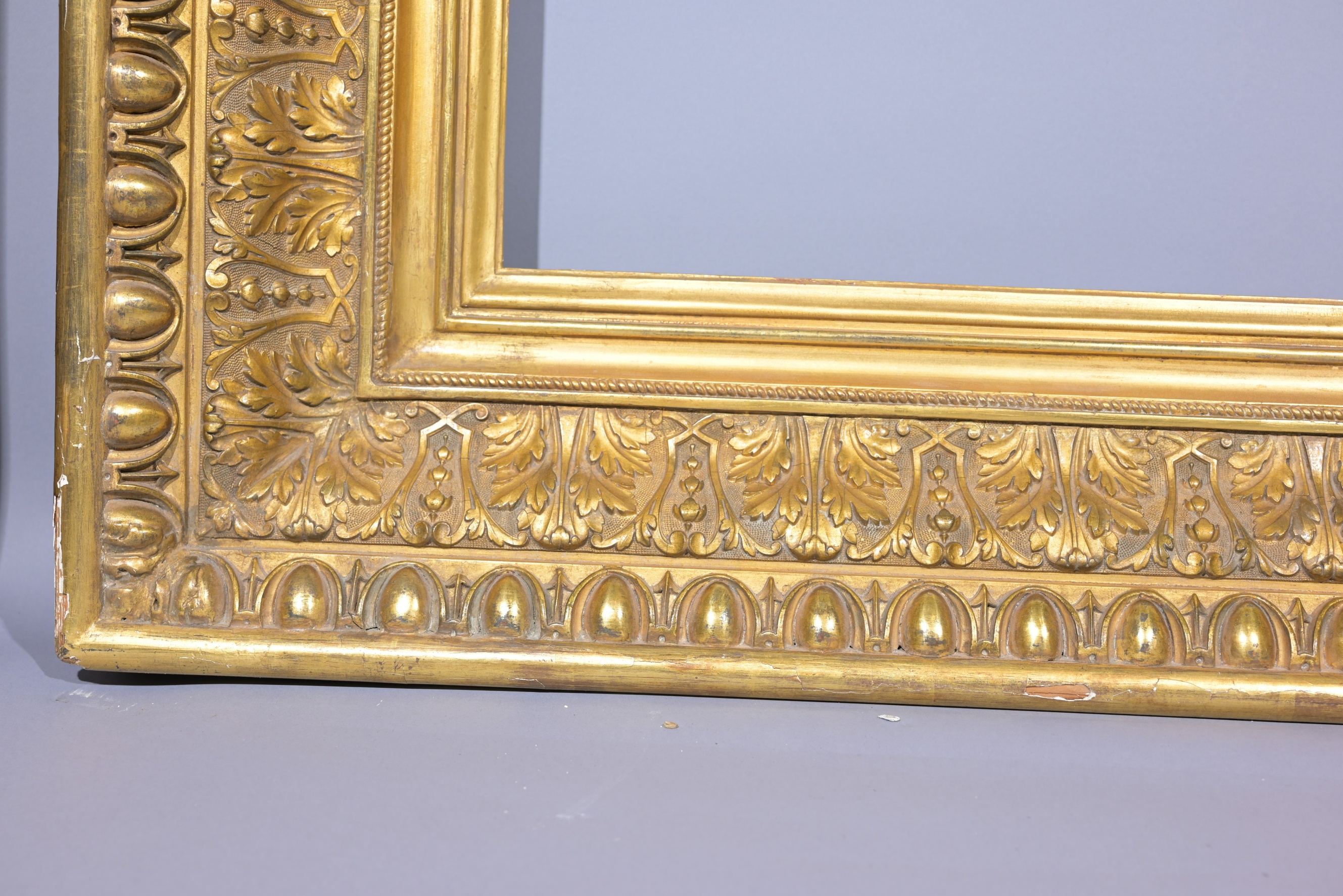 Large European 19th C Gilt Frame- 46.5 x 36 1/8 - Bild 6 aus 8