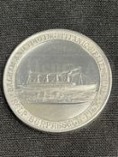 R.M.S. TITANIC: Rare Balham and Tooting Titanic Relief Fund medal. Titled 'Help Surpasseth Pity'.