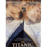 MOVIES: James Cameron's Titanic oversize display posters. 47ins. x 70ins. (4)