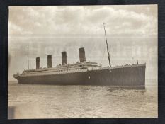 R.M.S. TITANIC: Collection of Titanic passengers Richard and Stanley May. Rare oversize period