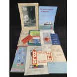 OCEAN LINER: Mixed lot of printed ephemera relating to Compagnie Générale Transatlantique French