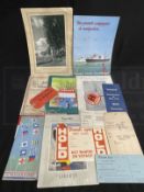 OCEAN LINER: Mixed lot of printed ephemera relating to Compagnie Générale Transatlantique French