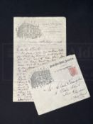 R.M.S. TITANIC: THE PASTOR JOHN HARPER ARCHIVE. Handwritten letter to Charles Livingstone from The