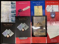 R.M.S. TITANIC: Large collection of Henry Aldridge and Son Titanic catalogues and British Titanic