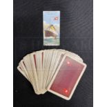 WHITE STAR LINE: Set of playing cards (no Jokers) plus Bournville Titanic card. 2