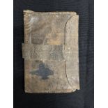 R.M.S. TITANIC: Lillian Asplund Collection. An extremely rare leather document wallet/memo book,
