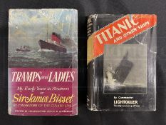 R.M.S. TITANIC/BOOKS: 1935 first edition of Titanic and Other Ships by Commander Charles