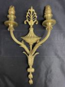 R.M.S. OLYMPIC: Gilt First-Class Ormolu wall light in the neo classical style formerly from the