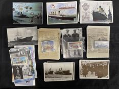 R.M.S. TITANIC/POSTCARDS: Large collection of modern Titanic related postcards.