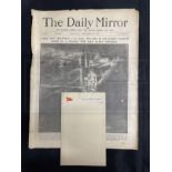 R.M.S. TITANIC: Collection of Titanic passengers Richard and Stanley May. Unusual original copy of