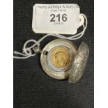 R.M.S. TITANIC: George W. Bowyer Archive. Personal items - hallmarked silver Sovereign case with