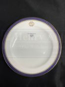 WHITE STAR LINE: Spode Oceanic Steam Navigation Company á la carte dinner plate decorated in the