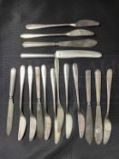 OCEAN LINER: Collection of Cunard/Cunard White Star flatware. (Approx. 17)