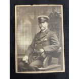 R.M.S. TITANIC: George W. Bowyer Archive. Photograph, unpublished family portrait in uniform,