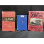 R.M.S. TITANIC/BOOKS: 1940 second impression of Titanic by Robert Prechtl, 1912 Sinking of the