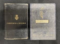 R.M.S. TITANIC: Frederick Dent Ray's Continuous Certificates of Discharge Books from 1898-1900, then