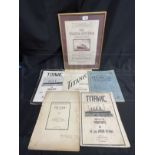 R.M.S. TITANIC: Original sheet music to include some rare examples such as 'Titanic for Piano Forte'