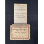 R.M.S. TITANIC: THE PASTOR JOHN HARPER ARCHIVE. Unique tickets to the Paisley Road Baptist Church in