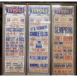 Mechanical Music Property of Local Collector. Music Hall/Posters: Tivoli Hull Box Office posters