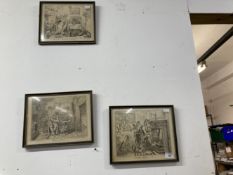 George Cruikshank: Three etchings published by Thomas McLean 26 Haymarket, August 1835. Mixing a