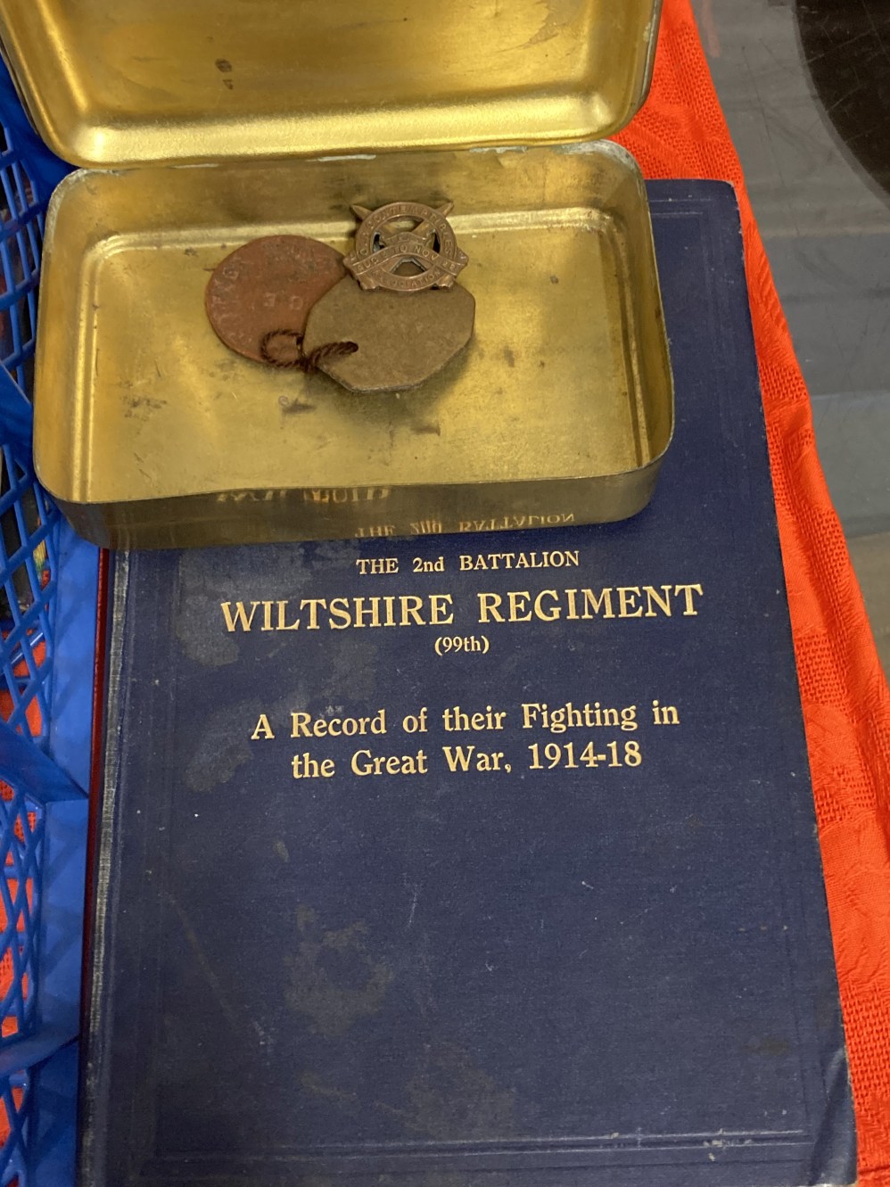 David Potter, World War 1 Wiltshire Regiment Archive, three medals including 1914 Star with a 5th - Image 5 of 5