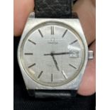 Watches: Omega stainless steel gentleman's wristwatch, cal 613 circa 1970.