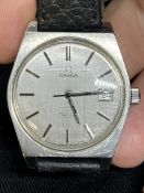 Watches: Omega stainless steel gentleman's wristwatch, cal 613 circa 1970.