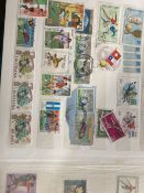 Stamps: World Cup themed, stockbook hundreds of mainly mint World stamps featuring World Cup
