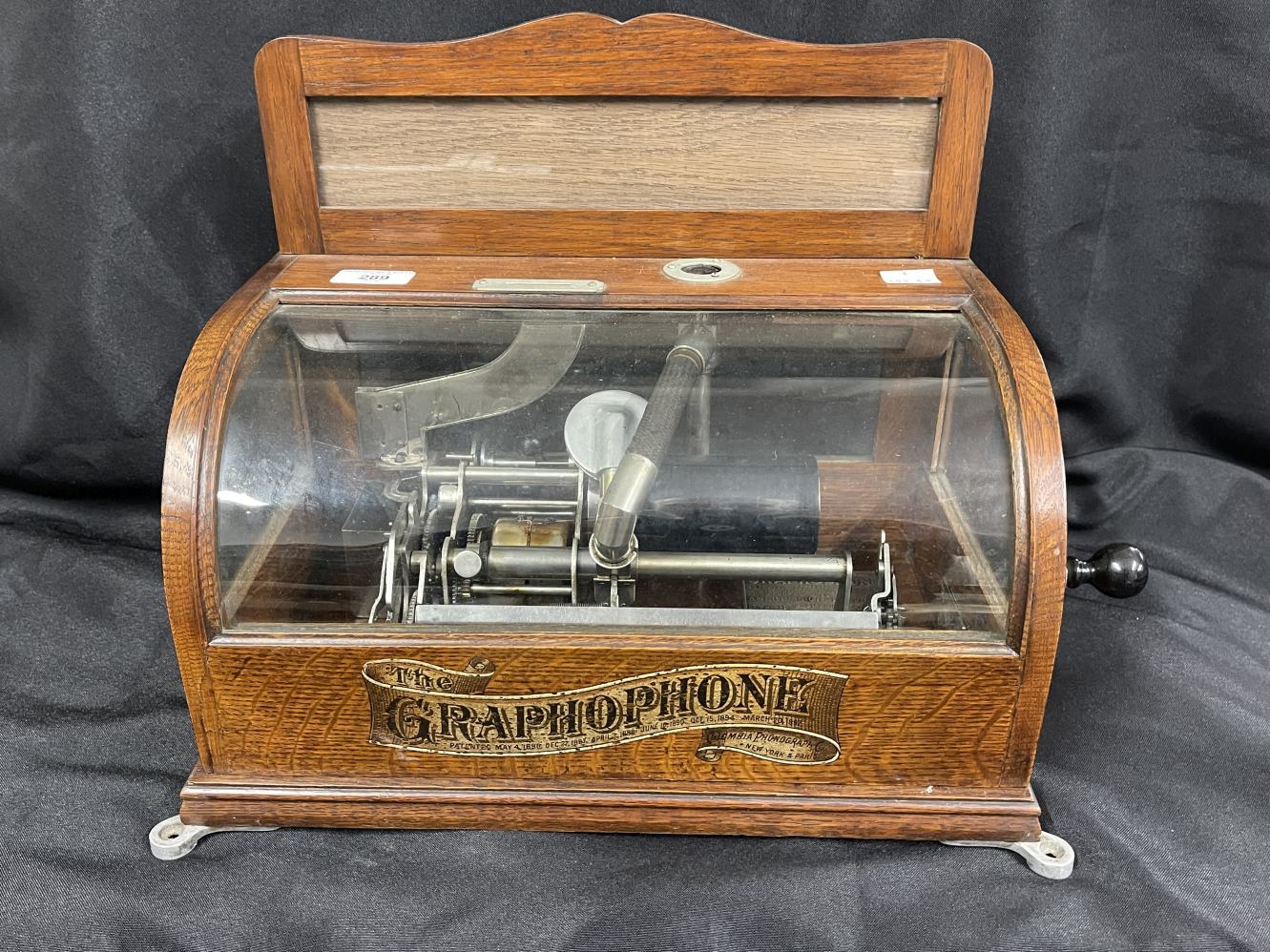 Mechanical Music Property of Local Collector. Columbia Phonograph Company coin operated Type BS