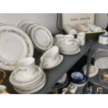 Royal Doulton boxed Pastorale coffee set, plus six piece dinner set and tea set.