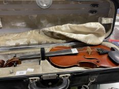 Musical Instruments: A violin of the French School, c1850. Labelled Gand & Bernadel Luthiers du