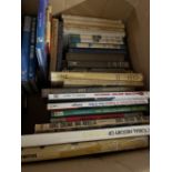 Motoring Books: Three large boxes of related books, some unusual titles.