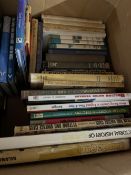 Motoring Books: Three large boxes of related books, some unusual titles.