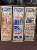 Mechanical Music Property of Local Collector. Music Hall/Posters: Tivoli Hull Box Office posters