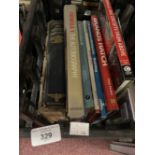 Motoring Books: Two large boxes of related books, some unusual titles.