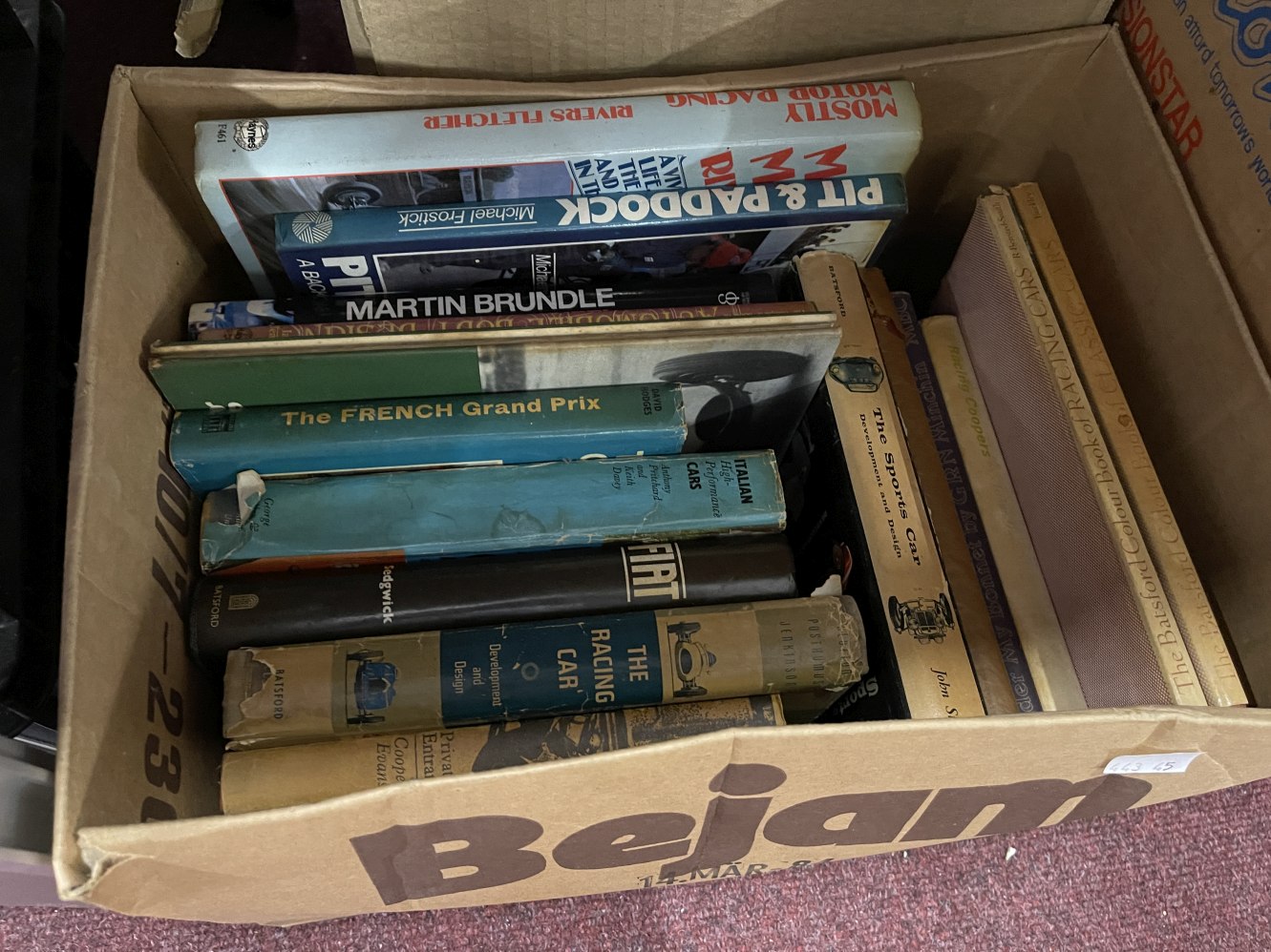 Motoring Books: Three large boxes of related books, some unusual titles. - Image 2 of 2
